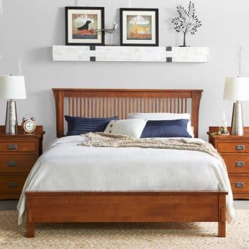 Bungalow bedroom furniture from Kountry Cabinets in Nappanee, Indiana.