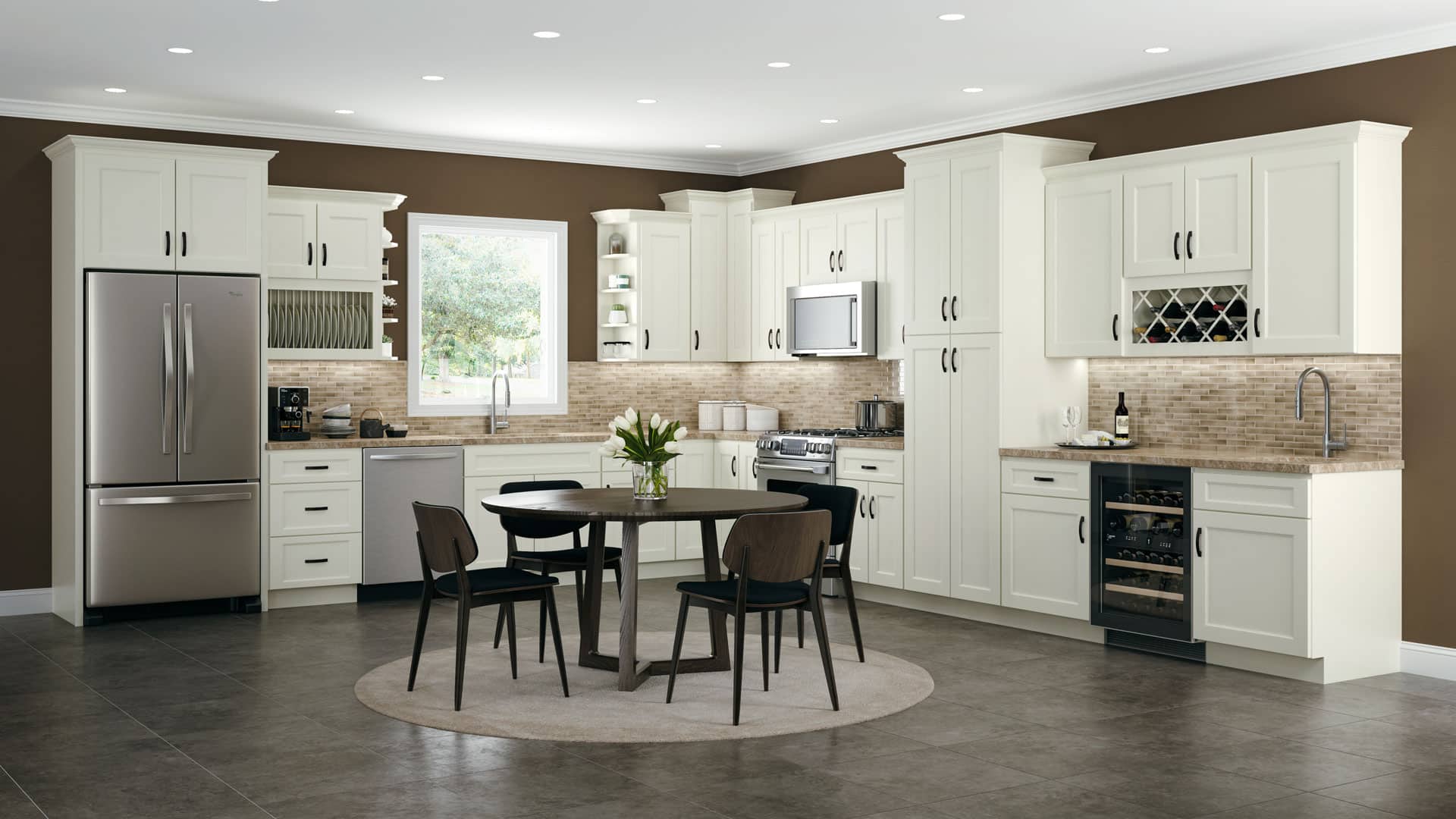 kountry rentown pearl kitchen cabinets